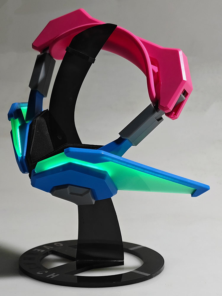 Dva Cosplay Prop - MMGG เกม Overwatch D.Va ชุดหูฟังเพลงหูฟัง Hana