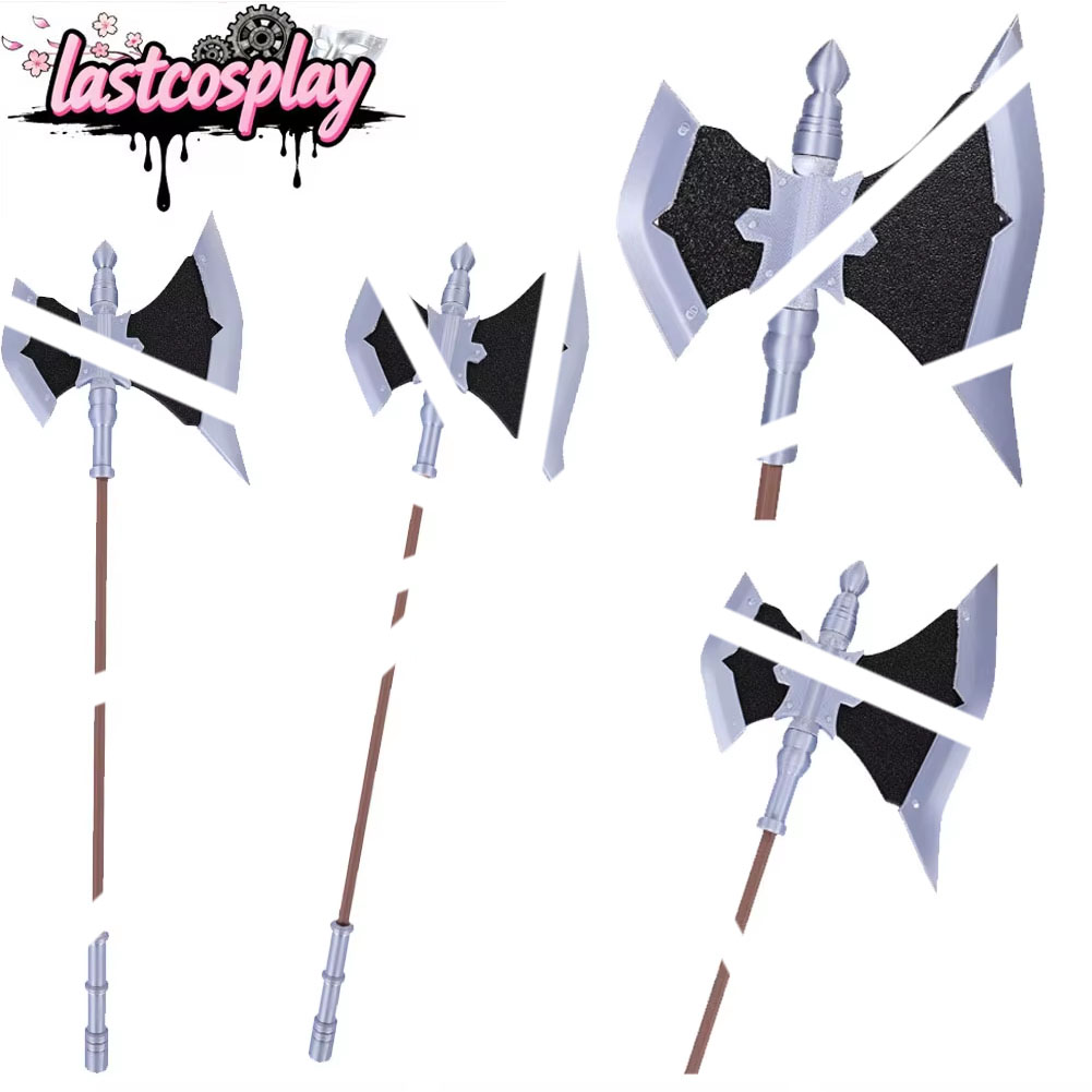 Cosplay Prop Axe - ขวานพลาสติกคอสเพลย์ Stark อุปกรณ์ประกอบฉากอนิเมะแฟนตาซี ของตกแต่งชุดผู้ใหญ่ ของประดับตกแต่ง งานฮาโลวีน