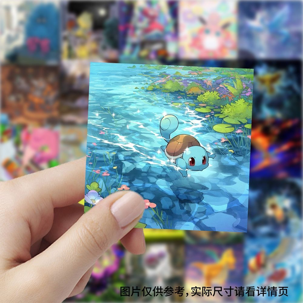 Cosplay Prop Diy - สติกเกอร์การ์ดโปเกมอน 177 ชิ้น, อนิเมะในวัยเด็ก, พ็อกเก็ตมอนสเตอร์, ของตกแต่งสำหรับโทรศัพท์,