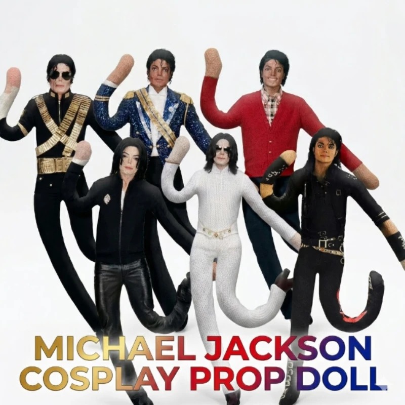 Evoker Cosplay Prop - ตุ๊กตาไมเคิล แจ็คสัน สไตล์ใหม่สุดฮิต ของสะสม ของตกแต่งห้อง ตุ๊กตาขยับข้อต่อได้