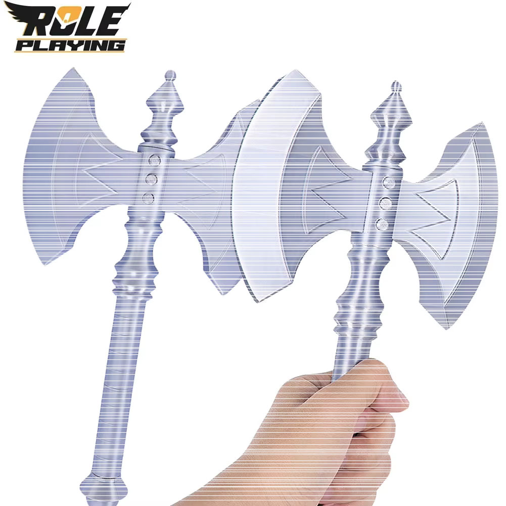 Cosplay Prop Axe - ขวานคอสเพลย์แมนแอ็กซ์ ขวานสองคมขนาดใหญ่ อุปกรณ์ประกอบฉาก ของตกแต่ง ชุดคอสเพลย์ ยูนิเวิร์ส