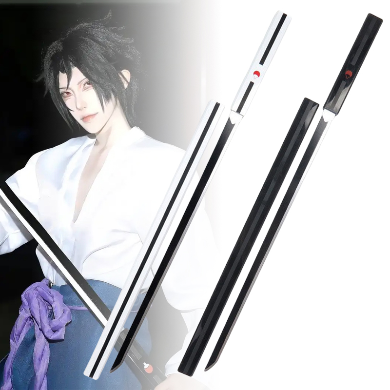 Cosplay Prop Katana - ดาบคาตานะอุจิวะ ซาสึเกะ ขนาด 40 นิ้ว ทำจากไม้