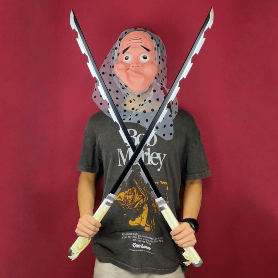 Cosplay Prop Katana - ดาบคาตานะอิโนะสุเกะ ดาบพิฆาตอสูร ขนาด 40 นิ้ว ของเล่นคอสเพลย์อนิเมะ