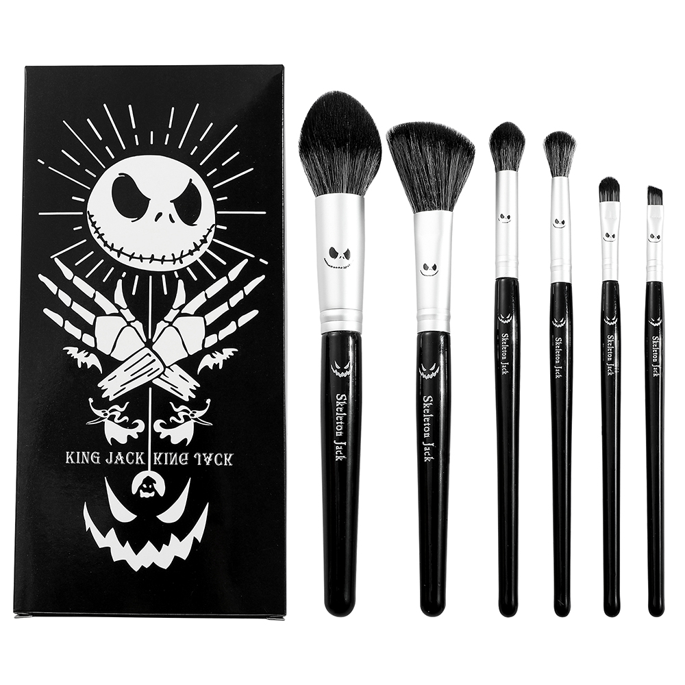 Cosplay Prop Painting - 6 ชิ้น Nightmare Before Christmas ชุดแปรงแต่งหน้าสําหรับผู้หญิงเครื่องมือเครื่องสําอาง