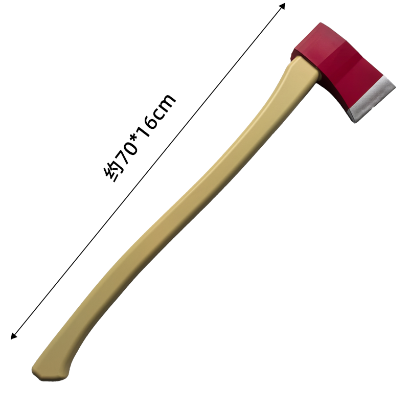 Cosplay Prop Axe - อุปกรณ์คอสเพลย์ ขวานไฟ 1:1 ขวานโทมาฮอว์ก อุปกรณ์ประกอบฉาก ขวานสำหรับการแสดงบนเวที