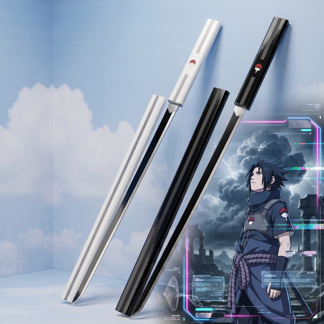 ดาบคาตานะ นารูโตะ อุจิวะ ซาสึเ - Cosplay Prop Katana บทวิจารณ์และราคา