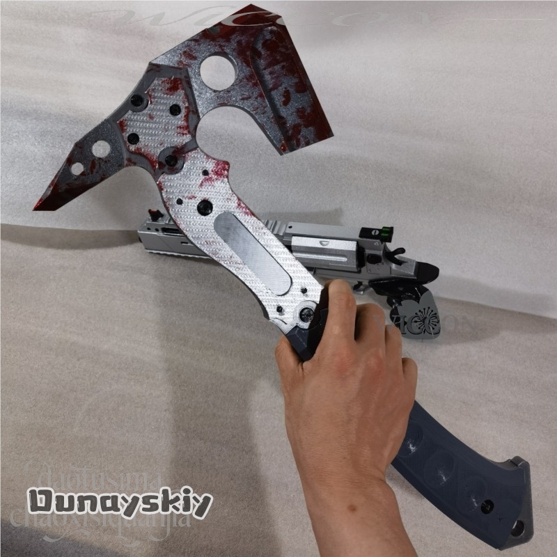 ขวานปลอมคุณภาพสูง Leonn ลายเปื - Cosplay Prop Axe บทวิจารณ์และราคา
