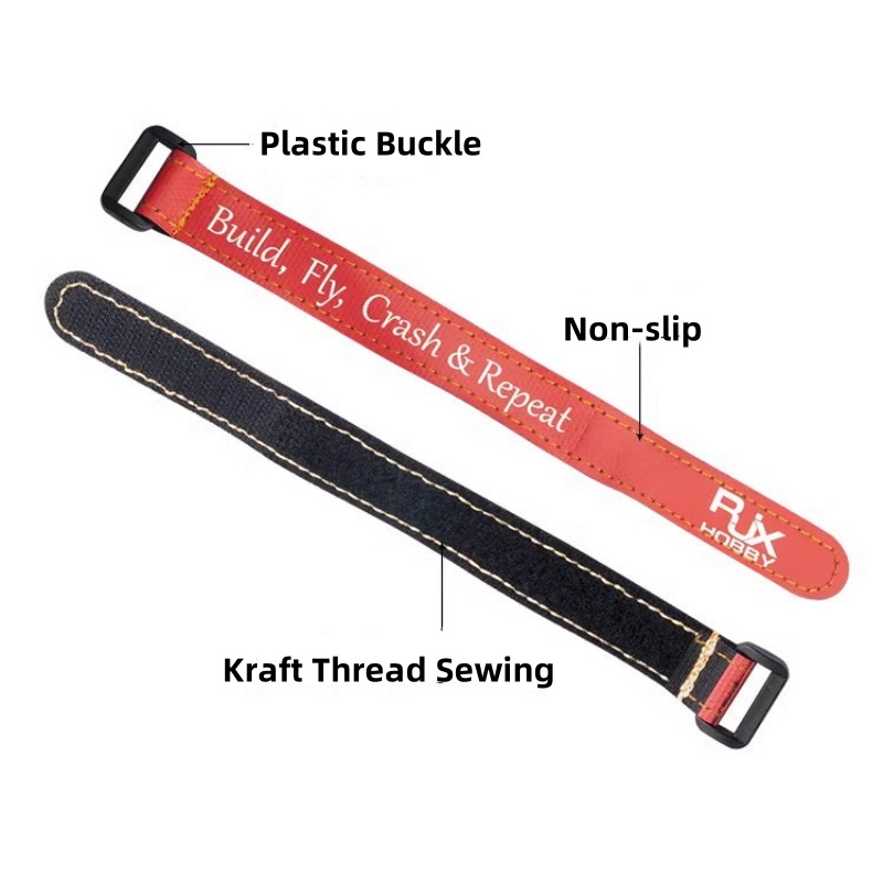 200X20MM สายรัดแบตเตอรี่ซิลิโค - Velcro Hook Loop บทวิจารณ์และราคา