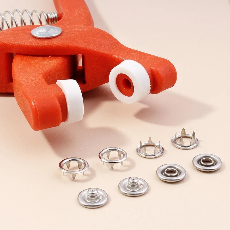 50ชุดคีมกรามห้าชิ้นขนาด9.5มม.  - Snap Fastener Set บทวิจารณ์และราคา