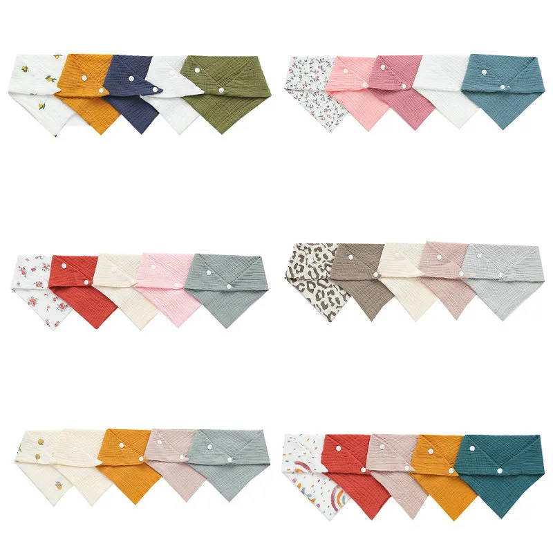 5 ชิ้น/เซ็ตทารกแรกเกิด Bibs Fe - Snap Fastener Set บทวิจารณ์และราคา