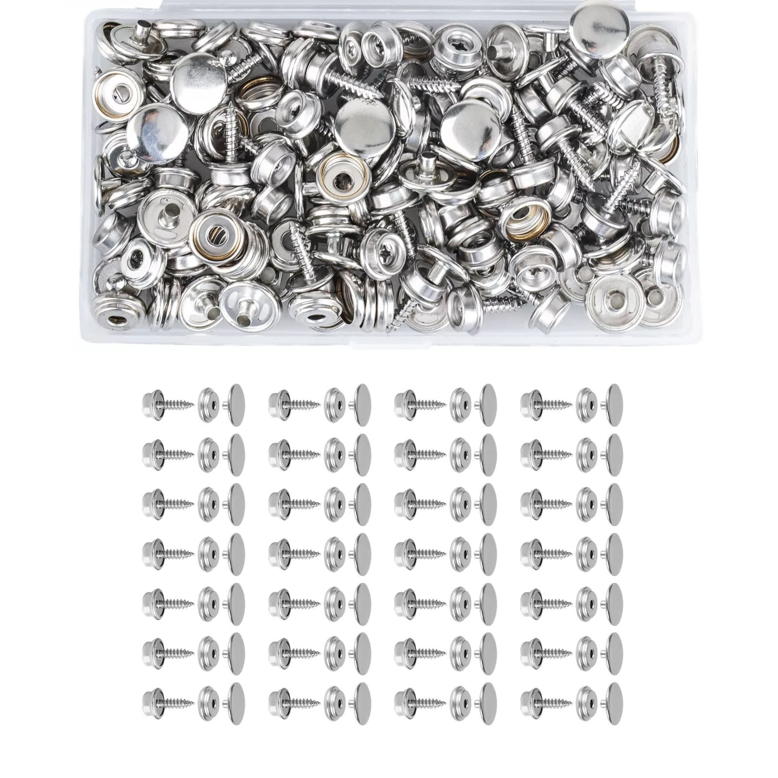 ชุดสกรู15มม. สำหรับเรือแคนวาสแ - Snap Fastener Set บทวิจารณ์และราคา