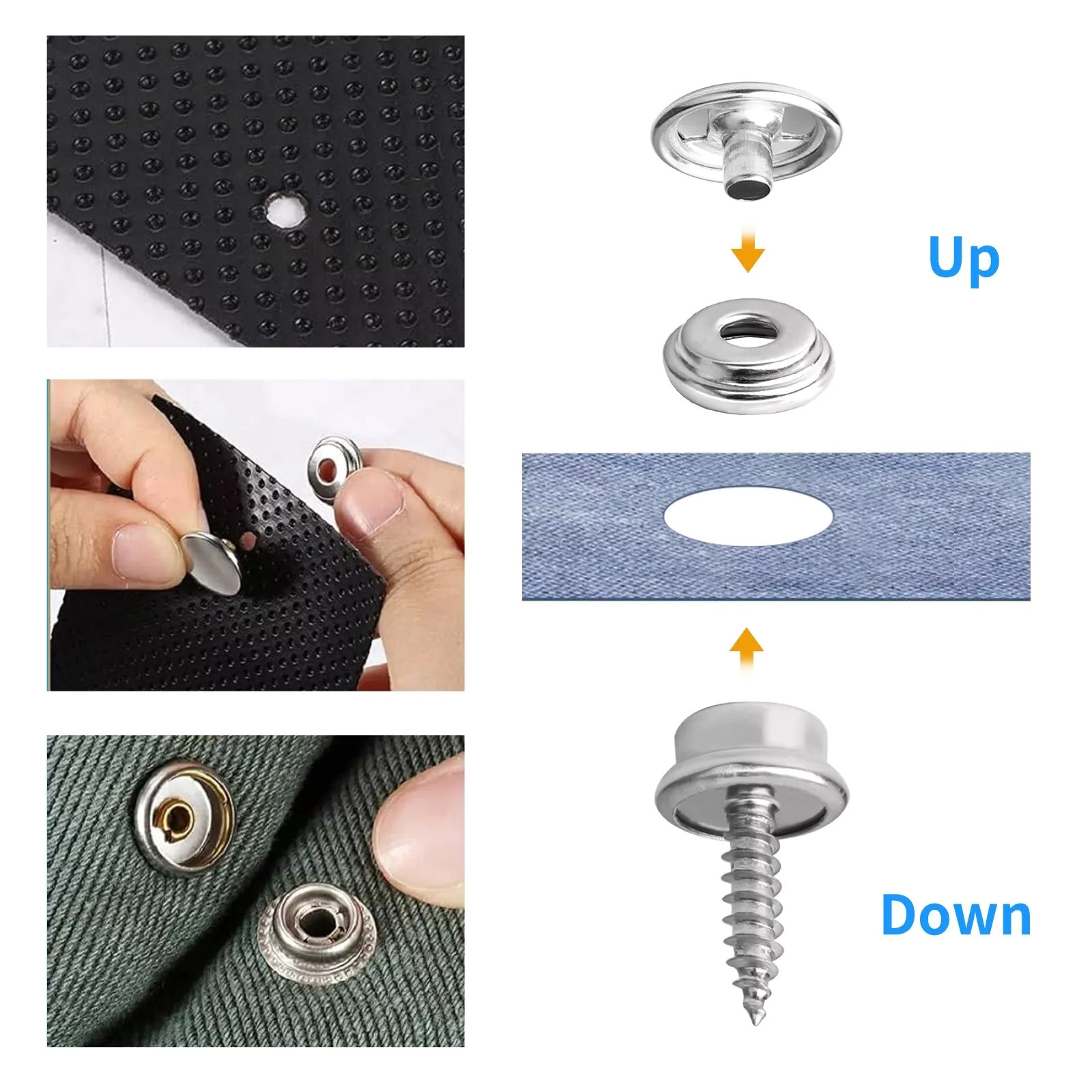 ชุดสกรู15มม. สำหรับเรือแคนวาสแ - Snap Fastener Set บทวิจารณ์และราคา