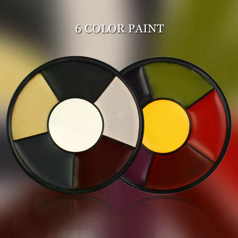 สีเพ้นท์หน้าและตัว 6 สี ละลายน - Cosplay Prop Painting บทวิจารณ์และราคา