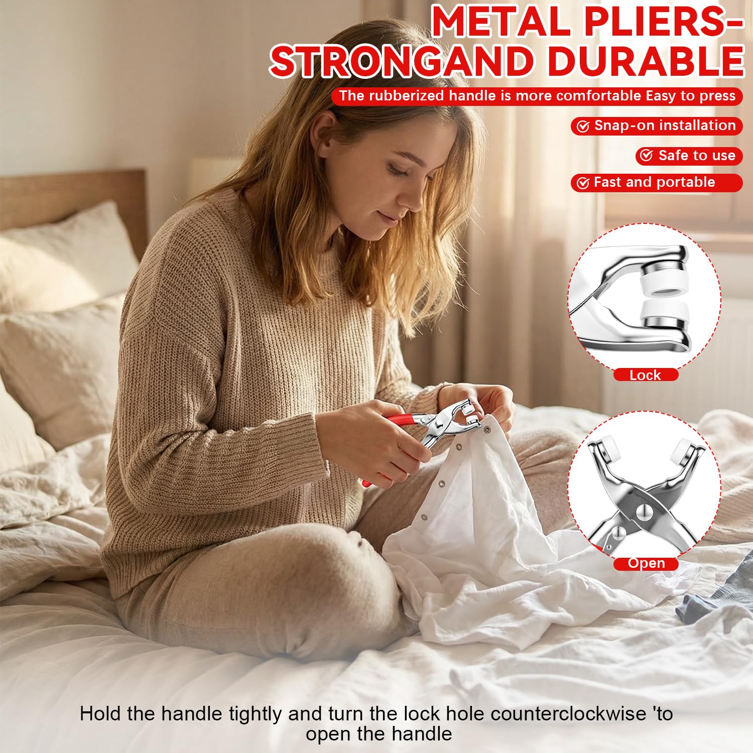 ชุดอุปกรณ์เย็บผ้าพร้อมกระดุมโล - Snap Fastener Set บทวิจารณ์และราคา