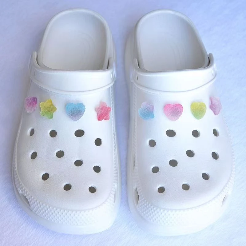 ใหม่แฟชั่นรองเท้าCharmsสําหรับ - Snap Fastener Set บทวิจารณ์และราคา