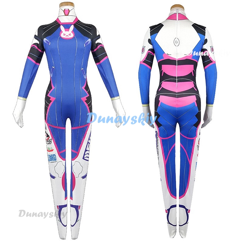 ชุดจั๊มสูทผู้หญิงอนิเมะ DVA วิ - Dva Cosplay Prop บทวิจารณ์และราคา